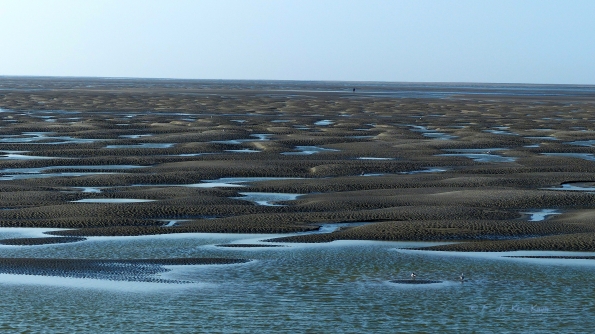 Grande marée dans la baie de somme